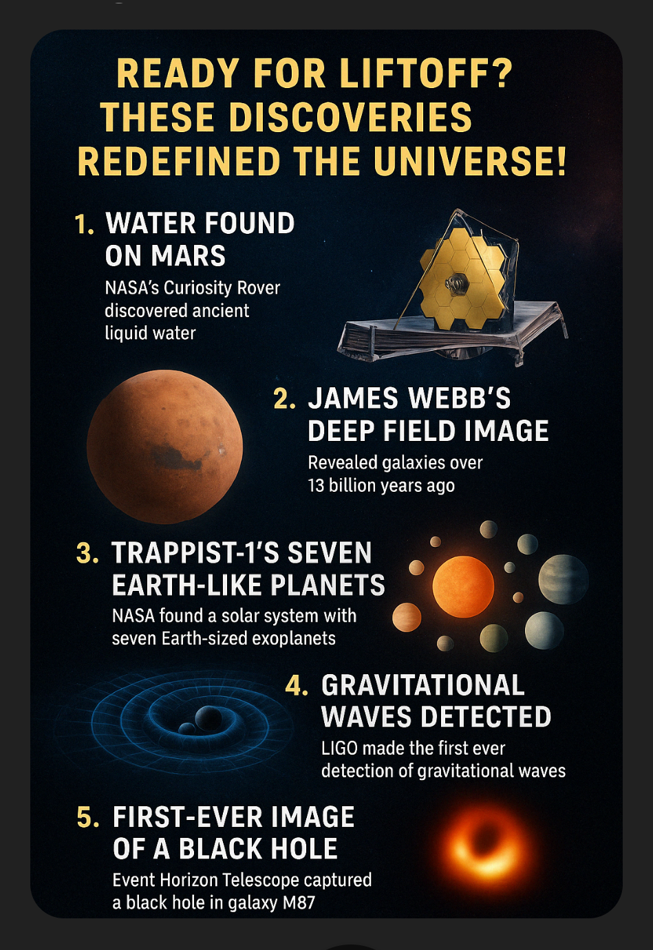 The Most Breathtaking Discoveries of the 21st Century ( So Far )