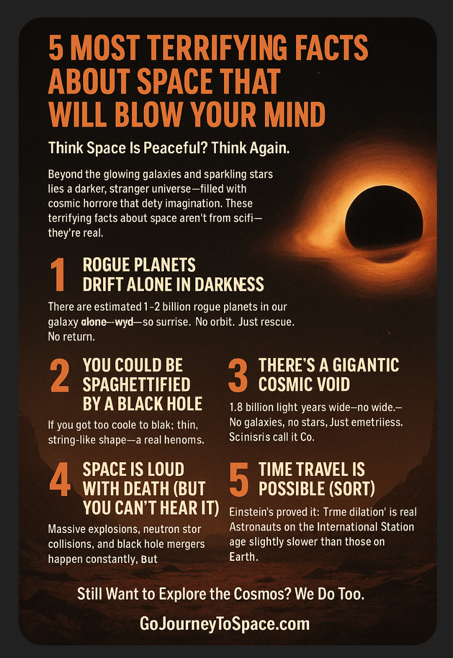 5 Most Terrifying Facts About Space That Will Blow Your Mind